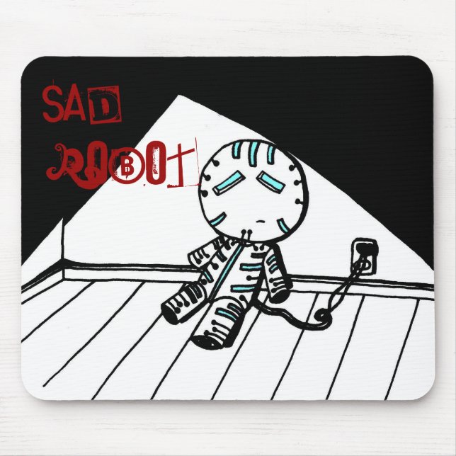 Mousepad Robot Triste (Frente)