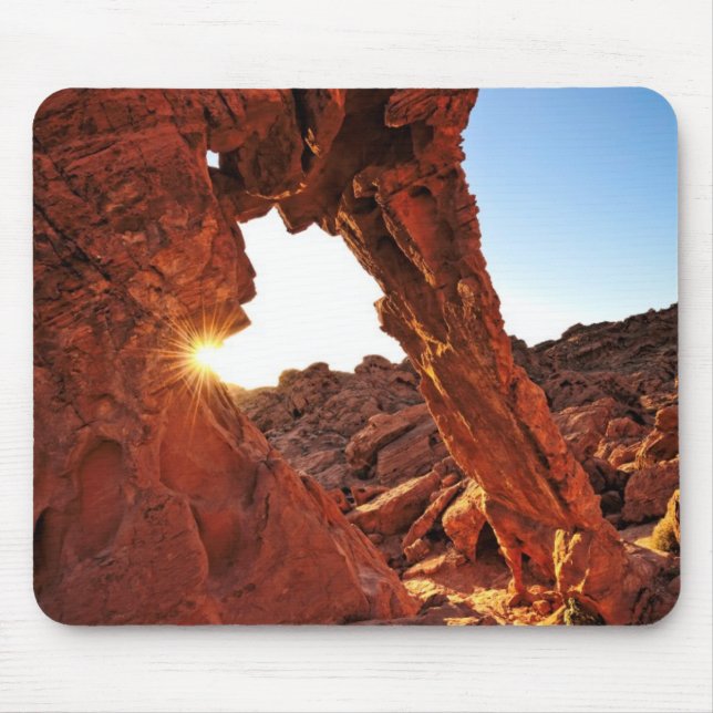 Mousepad Rocha do elefante no vale do fogo (Frente)