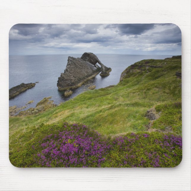 Mousepad Rocha do violino do arco, Portknockie, Scotland (Frente)