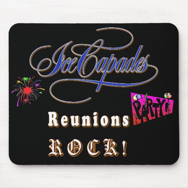 Mousepad Rocha dos Reunions de Capade do gelo (Frente)