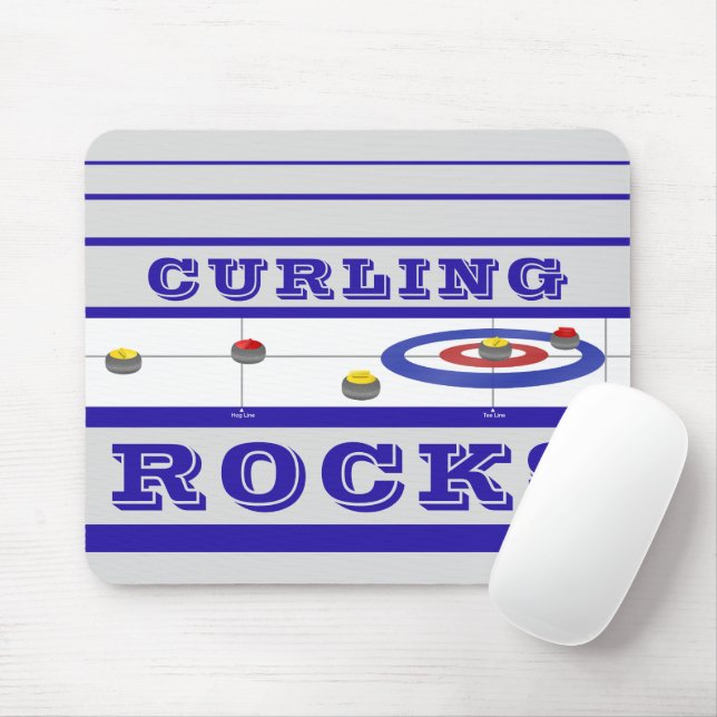 Mousepad Rochas Curling (Com mouse)