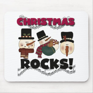 Mousepad Rochas de Natal de Snowmen