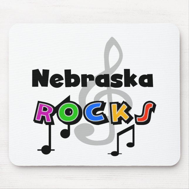 Mousepad Rochas de Nebraska (Frente)
