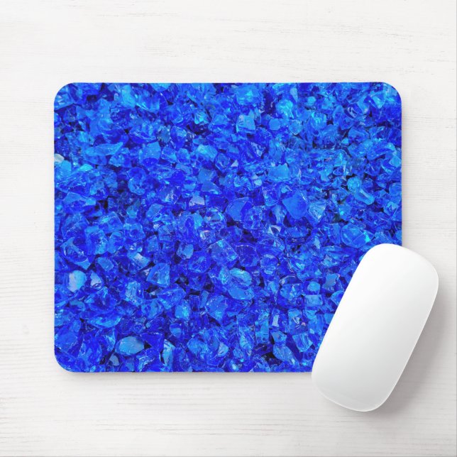 Mousepad Rochas de Vidro Azul (Com mouse)