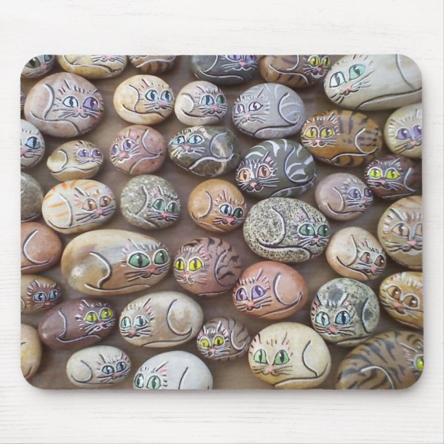 Mousepad Rochas do gato da gratitude (Frente)