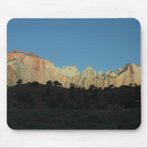 Mousepad Rochas Vermelhas da Manhã no Parque Nacional do Z