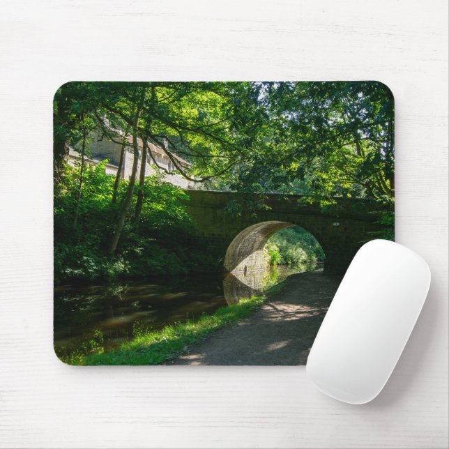 Mousepad Rochdale Canal, Sowerby Bridge (Com mouse)