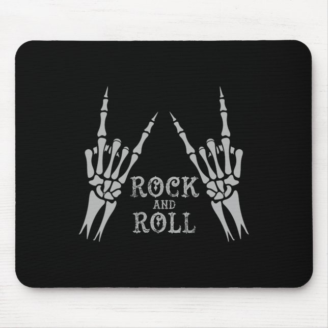 Mousepad Rock On Banda Para As Mulheres Rock And Rols Para  (Frente)