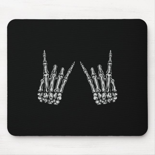 Mousepad Rock On Bynd Camisetas Para Mulheres Rock And Roll (Frente)
