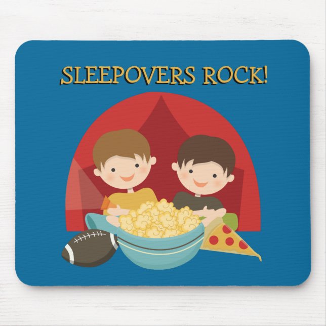 Mousepad Rock Sleepovers (Frente)