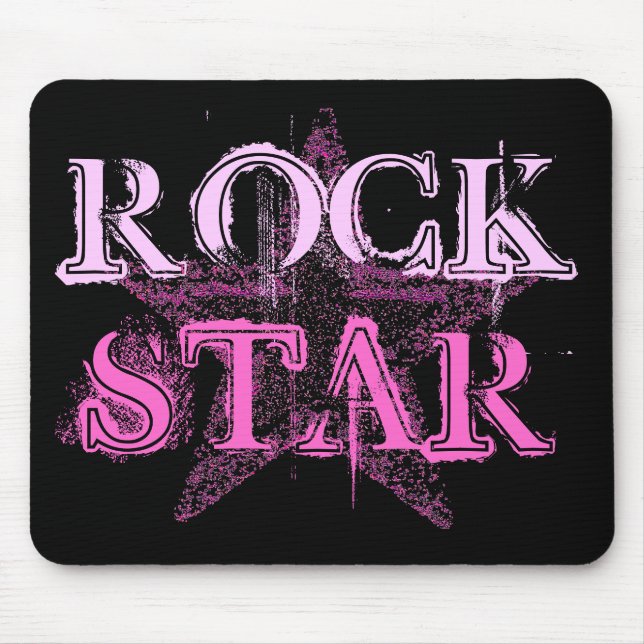 Mousepad Rock Star Diva (Frente)