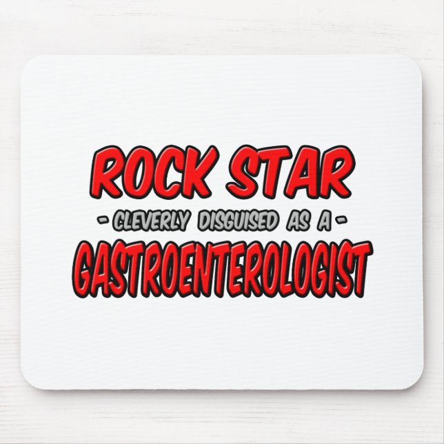 Mousepad Rock Star.. Gastroenterologista. (Frente)