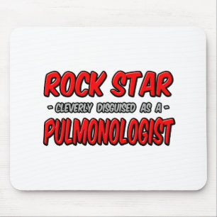 Mousepad Rock Star. Pulmonólogo