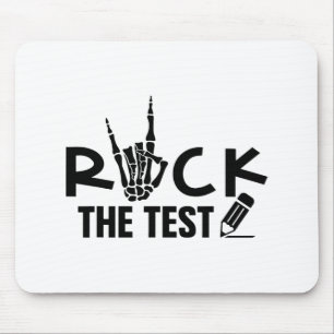 Mousepad Rock The Test Day Exam For Teacher Student