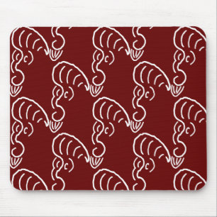 MOUSEPAD ROCKABILLY YELL (CRIMSON)