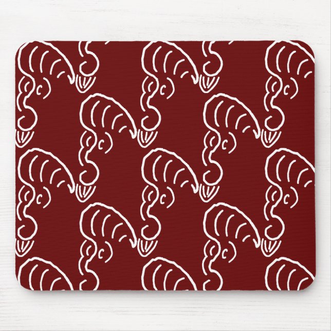 MOUSEPAD ROCKABILLY YELL (CRIMSON) (Frente)