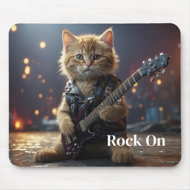 Mousepad Rocker Cat (Frente)