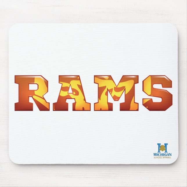 Mousepad Rockford Rams (Frente)