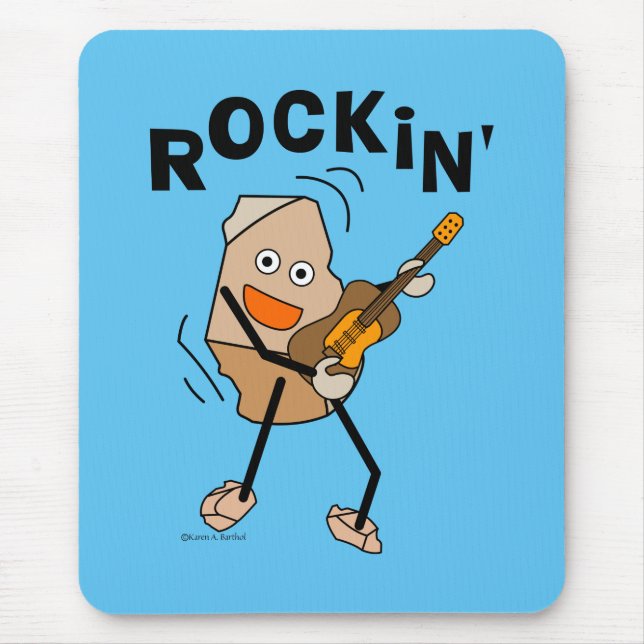 Mousepad Rockin' Guitar (Frente)
