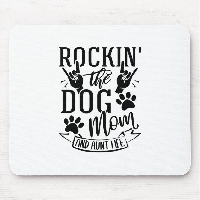 Mousepad Rockin The Dog Mãe And Thunt Life (Frente)