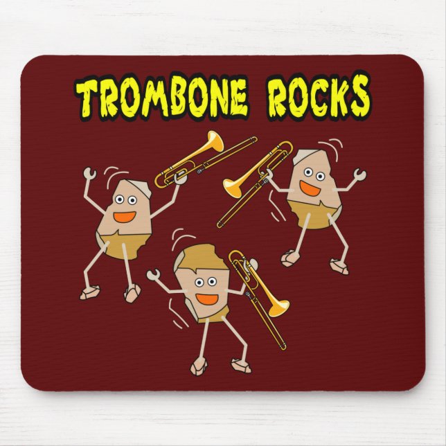 Mousepad Rocks Trombone (Frente)