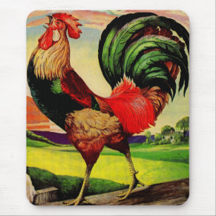 Mousepad Rocky the Handsome Rooster