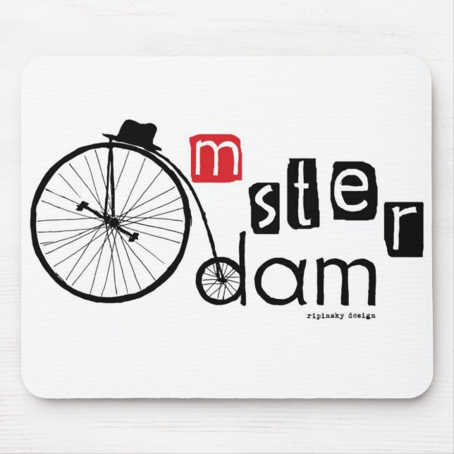 Mousepad Roda alta Amsterdão (Frente)