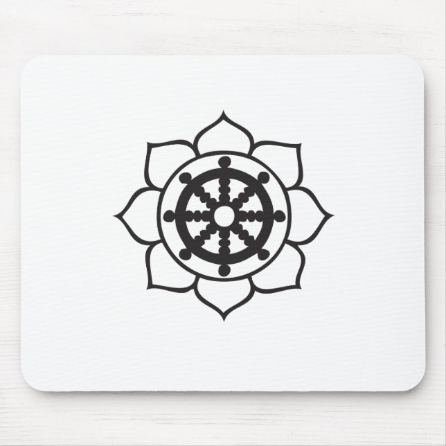 Mousepad Roda Lotus de Dharma (Frente)