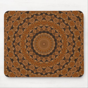 Mousepad Roda Mandala Marrom