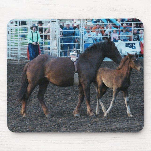 Mousepad Rodeo Mare e Foal (Frente)