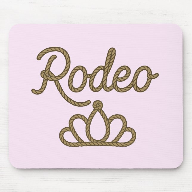 Mousepad Rodeo Queen Country Western Tiara Crown (Frente)