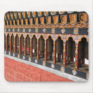 Mousepad Rodinhas de oração da praça central em Thimphu