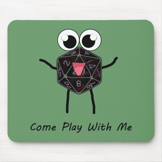 Mousepad Role os dados (Frente)