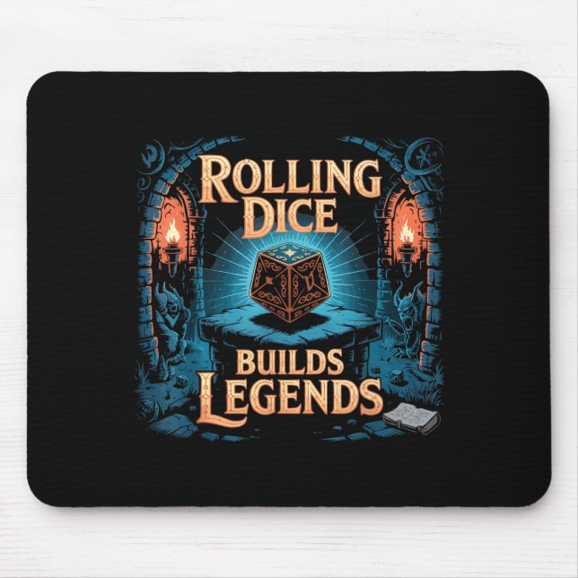Mousepad Role Playing Gamer Rpg Master D20 Tabletop Funny R (Frente)