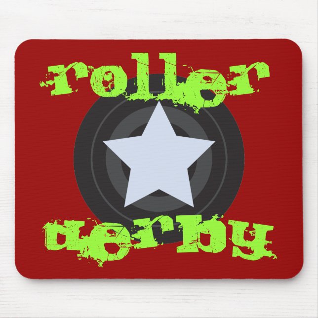 Mousepad Roller Derby Jammer (Frente)