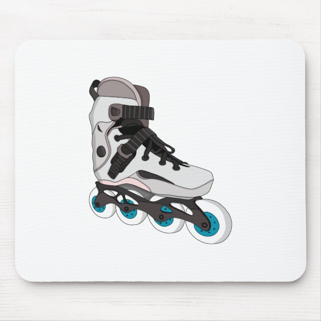 Mousepad Rollerblades Rollerskates Inline Skates Arte (Frente)