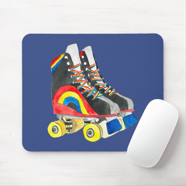 Mousepad Rollerskates retro 80 (Com mouse)