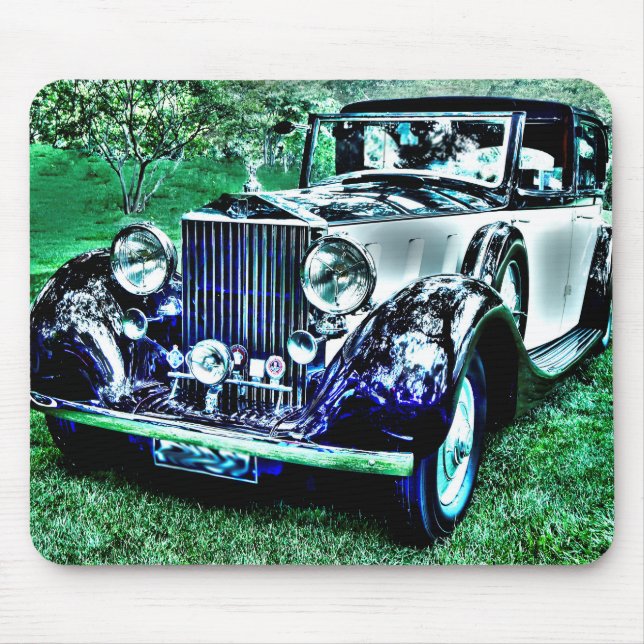 Mousepad Rolo clássico elegante Royce (Frente)