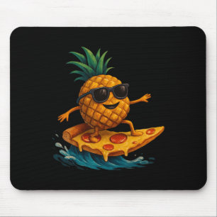 Mousepad Rolo De Abacaxi Pizza De Surfista Verão Divertido