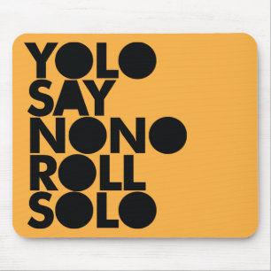 Mousepad Rolo de YOLO enchido só