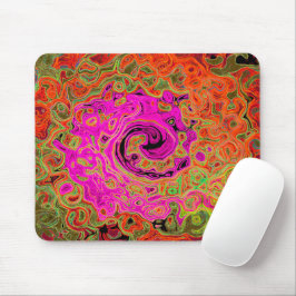 Mousepad Rolo Líquido Retro-Líquido do Abstrato do Groovk R
