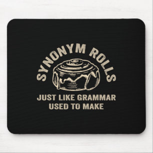 Mousepad Rolos de Canela de Brincadeira Sinônimo Piada Gram