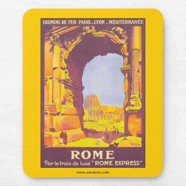 Mousepad Roma par le trem deluxe (Frente)