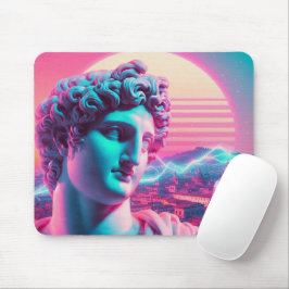 Mousepad Roma | Vaporwave Urbano Sonhador Etéreo Retrowave