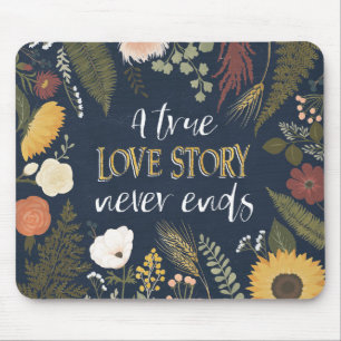 Mousepad Romance V que do outono Love Story verdadeiro