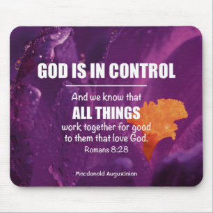 Mousepad Romanos 8:28 TUDO TRABALHA EM CONJUNTO Personaliza