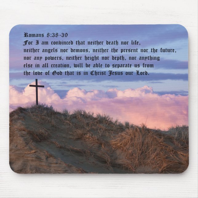 Mousepad Romanos 8:38-39 (Frente)
