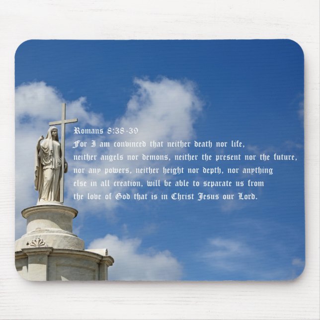 Mousepad Romanos 8:38-39 (Frente)
