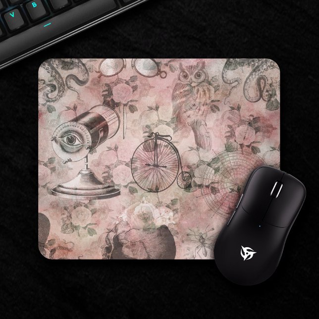 Mousepad Romântico Steampunk | Ephemera Antiquada (Criador carregado)