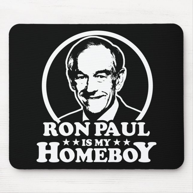 Mousepad Ron Paul é meu ficar em casa (Frente)